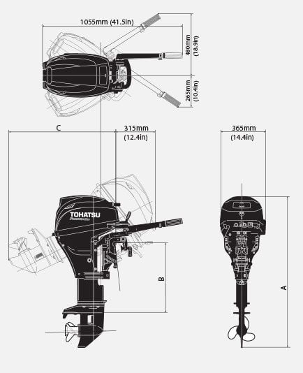 g3w115m28mmkexraghsukf3r7i6suz36-1.jpg Лодочный мотор TOHATSU MFS 20E EPTS 4х-тактный