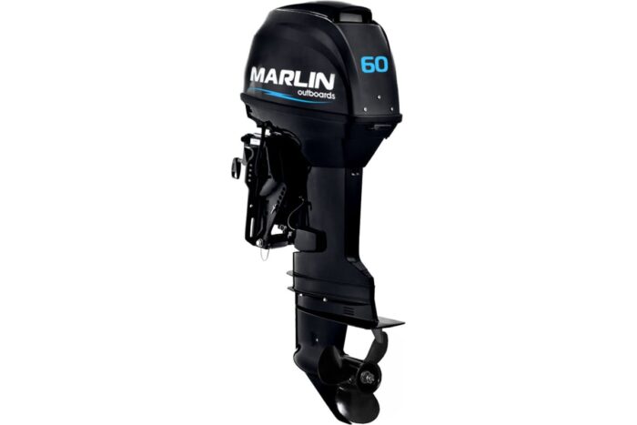 Лодочный мотор бензиновый, комбинированный запуск MARLIN MP 60 AERTL