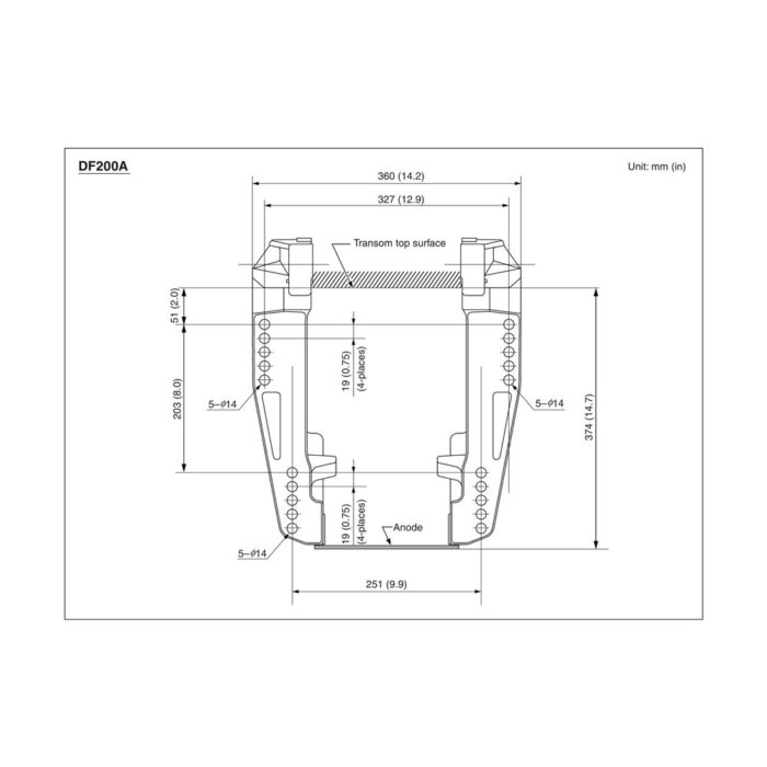 Лодочный мотор Suzuki DF 200 ATX